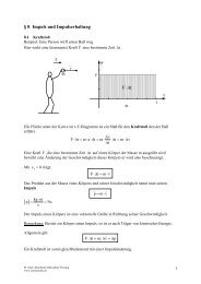 § 8 Impuls und Impulserhaltung - extremstark.de