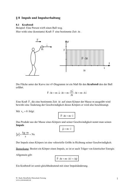 § 8 Impuls und Impulserhaltung - extremstark.de
