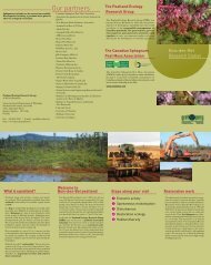 Self guided brochure - Peatland Ecology Research Group