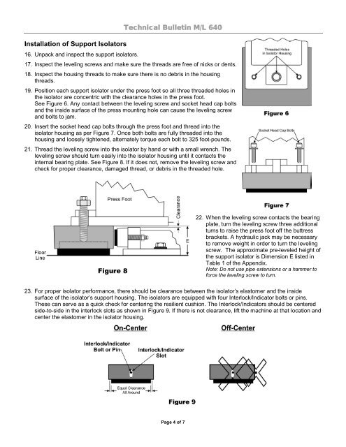 BMS Buttress Systems - Vibro/Dynamics Corporation