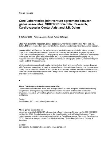 joint venture agreement