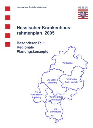 Hessischer Krankenhausrahmenplan 2005 Besonderer Teil