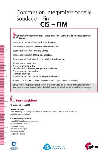 CIS â FIM - Cetim