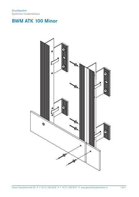 1.05 BWM ATK 100 Minor (pdf) - Gasser Fassadentechnik AG