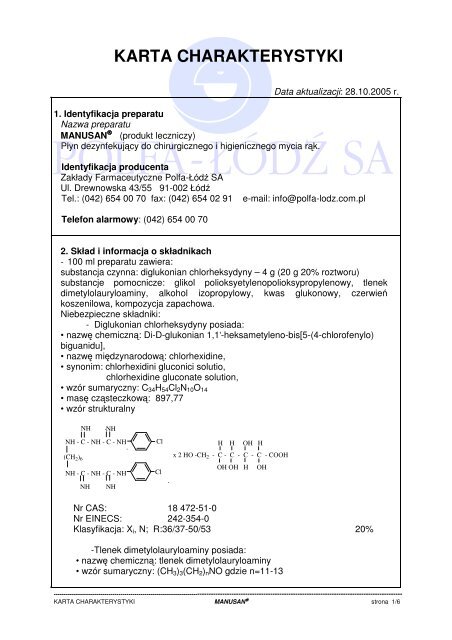 KARTA CHARAKTERYSTYKI - Medi-Sept