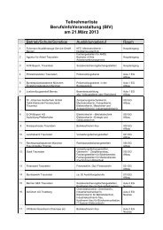 Teilnehmerliste BerufsInfoVeranstaltung (BIV) am ... - gm-grassau.de