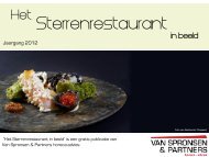 Sterrenrestaurant - Van Spronsen en Partners