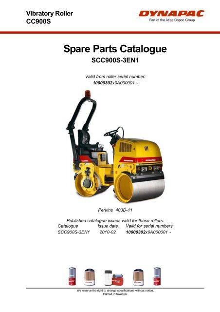 Spare Parts Catalogue - Dynapac