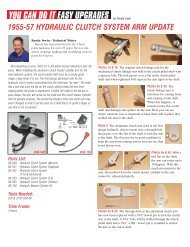 1955-57 hydraulic clutch system arm update - Eckler's Classic Chevy