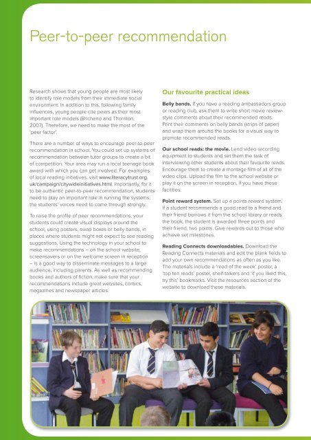 Reading Connects handbook - National Literacy Trust