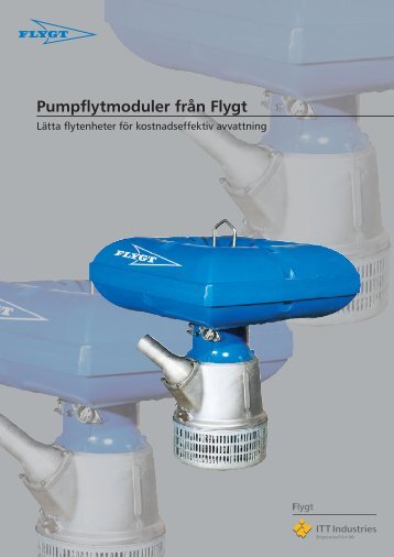 Pumpflytmoduler frÃƒÂ¥n Flygt - Water Solutions