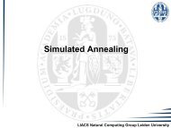 2. Simulated Annealing - Natural Computing Group, LIACS, Leiden ...