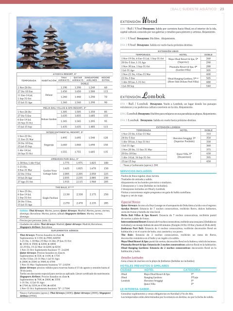 Novios - Travelplan - Mayorista de viajes