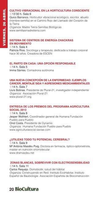 guia de actividades - Biocultura