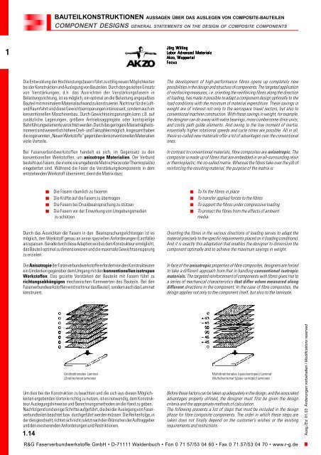 Grundlagen Epoxydharze - Kap. 1 Arbeitsanleitungen