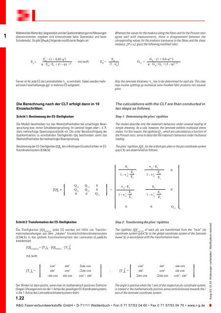 Grundlagen Epoxydharze - Kap. 1 Arbeitsanleitungen