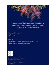 Proceedings of the International Workshop on Red ... - NODC - NOAA