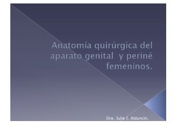 Dra. Julia I. Alduncin. - IGBA