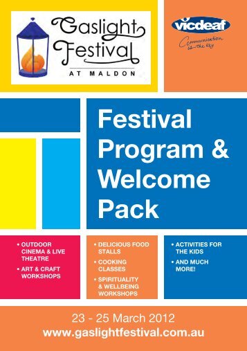 Festival Program & Welcome Pack - Vicdeaf