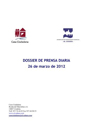 DOSSIER DE PRENSA DIARIA 26 de marzo de 2012 - ISOTools