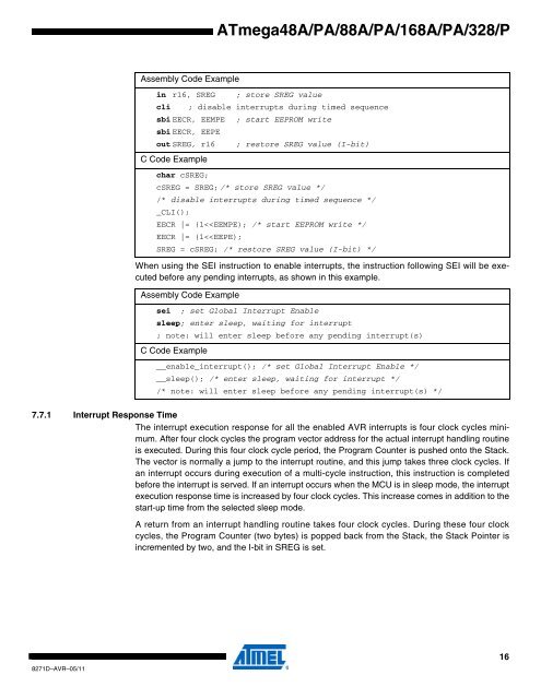 ATMega chip full datasheet - UCSD Department of Physics