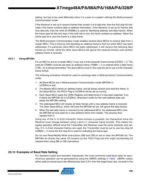 ATMega chip full datasheet - UCSD Department of Physics