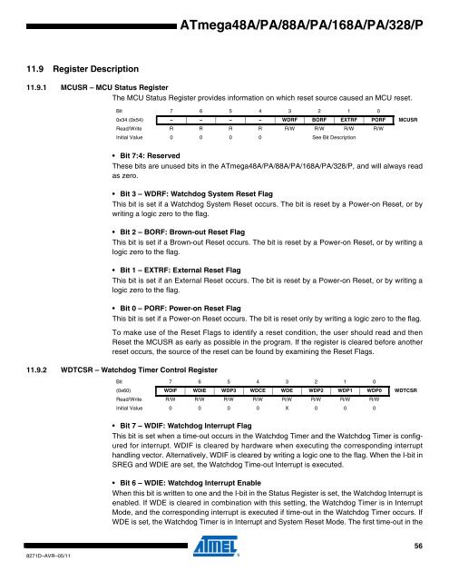 ATMega chip full datasheet - UCSD Department of Physics