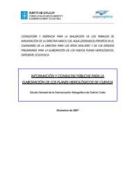 INFORMACIÃN Y CONSULTAS PÃBLICAS ... - Augas de Galicia