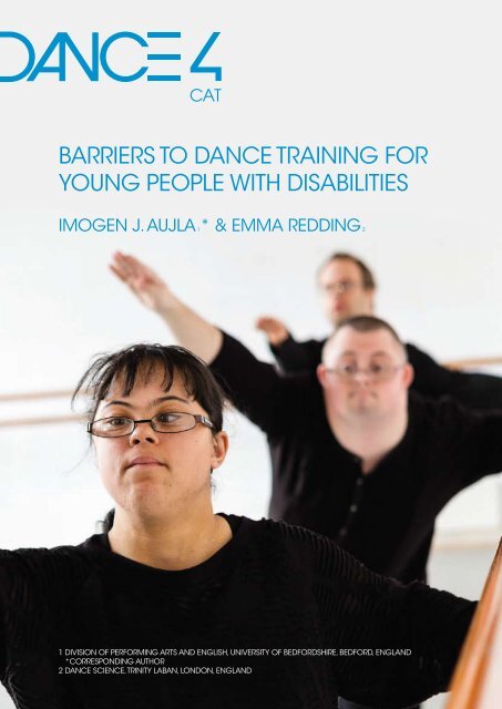 barriers to dance training for young people with disabilities - Dance4