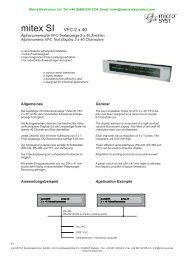 mitex SI VFC 2 x 40 - Metrix Electronics Ltd