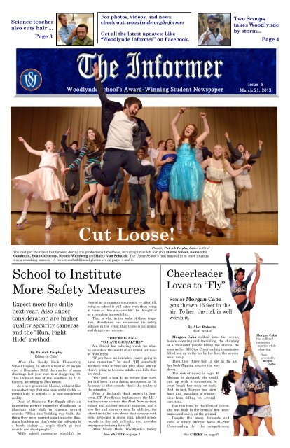 Informer March 2013 Issue - Woodlynde School