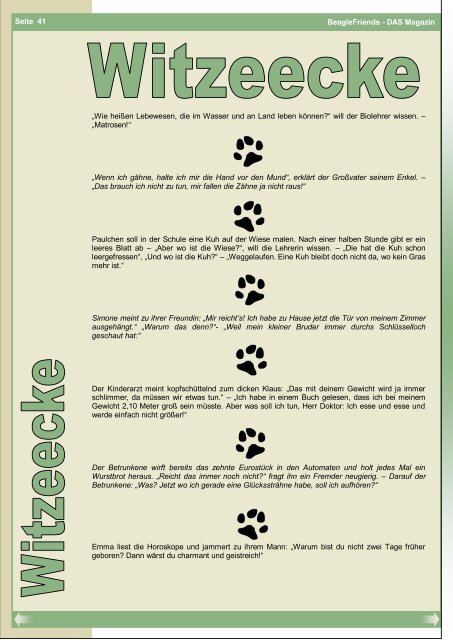 Hundehalsband mit Zugstopp - BeagleFriends - DAS Magazin