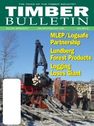 Timber Bulletin Jan/Feb - Minnesota Forest Industries