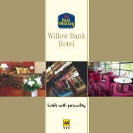 Willow Bank brochure - Feathers Hotel Group - UK.COM