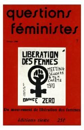 Questions Féministes n°5, Février 1979 - ressourcesfeministes