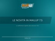 Leggi la presentazione della nuova MailUp 7.5