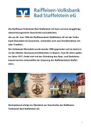 Raiffeisenkasse Unterzettlitz - Raiffeisen-Volksbank Bad Staffelstein ...