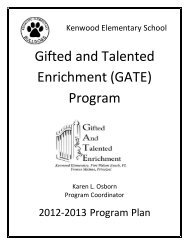 Gifted and Talented Enrichment (GATE) Program - Okaloosa County ...