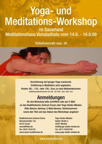 Anmeldungen - Yoga-Studio Minden