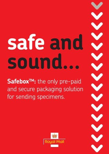Safeboxâ¢: the only pre-paid and secure packaging ... - Royal Mail