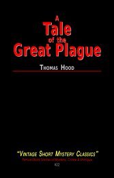 Tale Great Plague Tale Great Plague - Hornpipe Vintage Publications