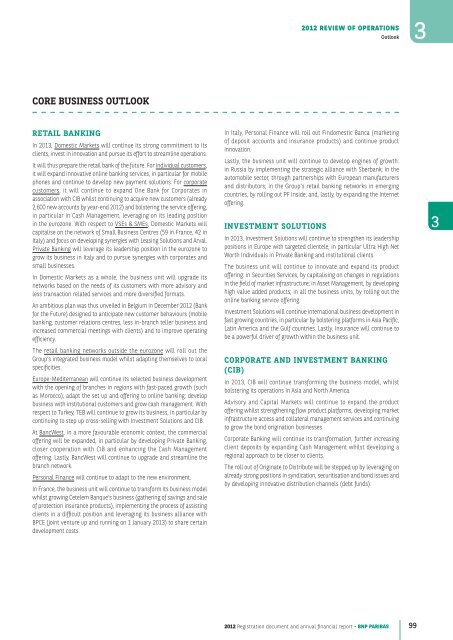 2012 Registration document and annual financial report - BNP Paribas