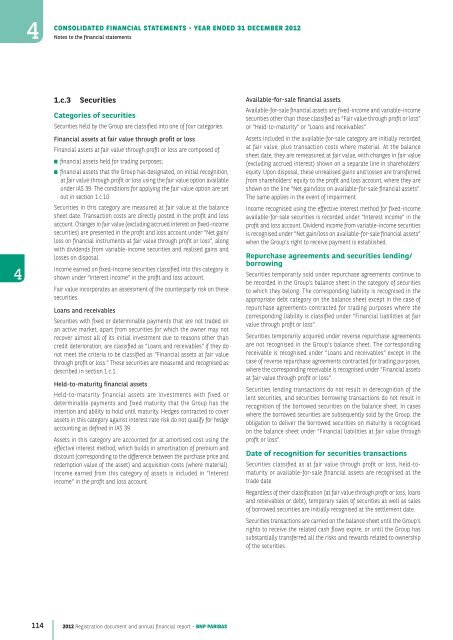 2012 Registration document and annual financial report - BNP Paribas