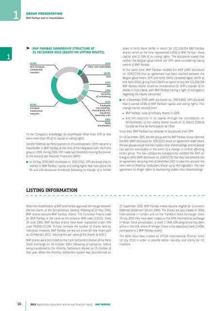 2012 Registration document and annual financial report - BNP Paribas