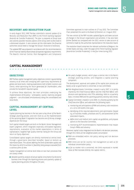 2012 Registration document and annual financial report - BNP Paribas