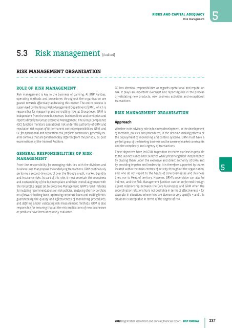 2012 Registration document and annual financial report - BNP Paribas