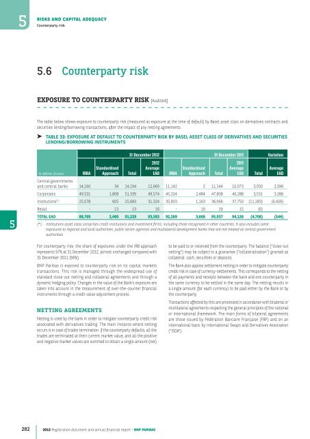 2012 Registration document and annual financial report - BNP Paribas