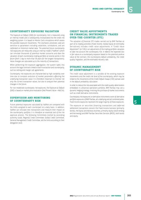 2012 Registration document and annual financial report - BNP Paribas