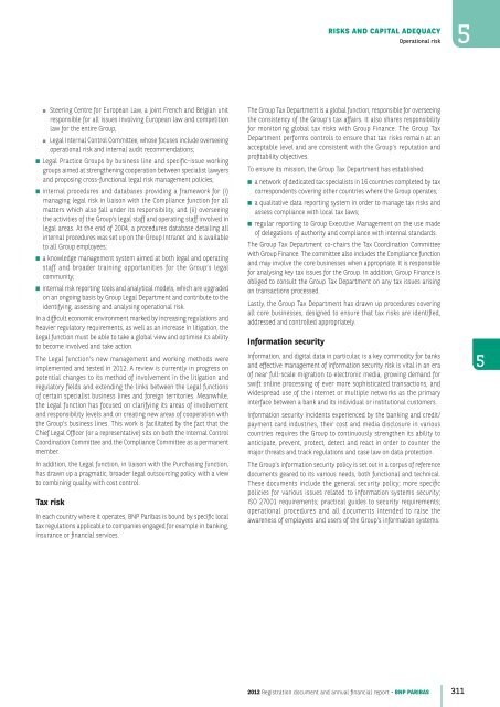 2012 Registration document and annual financial report - BNP Paribas