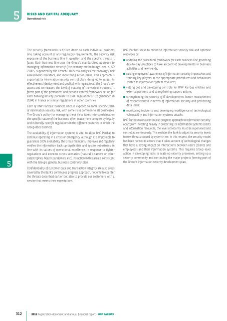 2012 Registration document and annual financial report - BNP Paribas